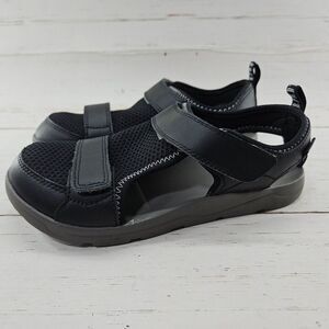 Teva Boys Hurricane Seekado Youth Size 3 Black‎ Mesh Fisherman Sandals 1124130C